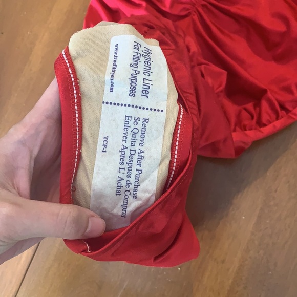 Esther Williams Red 1950’s one piece with Tummy - Picture 7 of 12